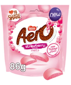 Aero Strawberry Flavour Melts 86g