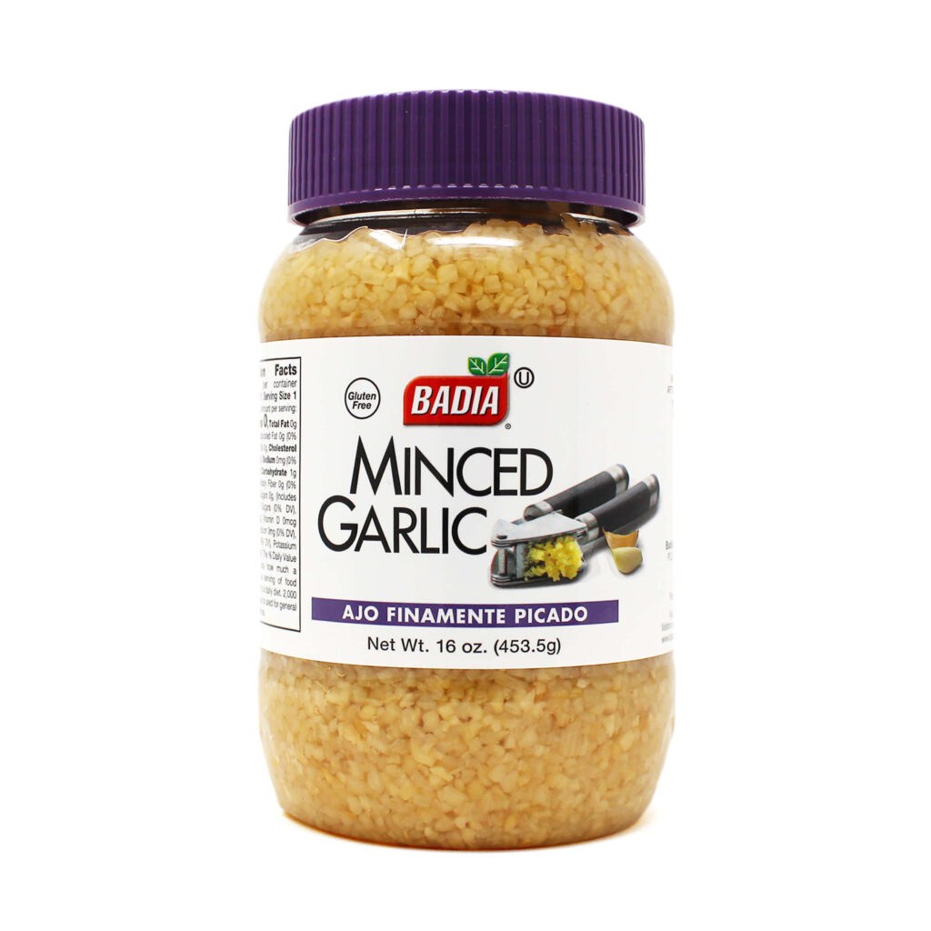 Garlic Minced In Water 16 Oz