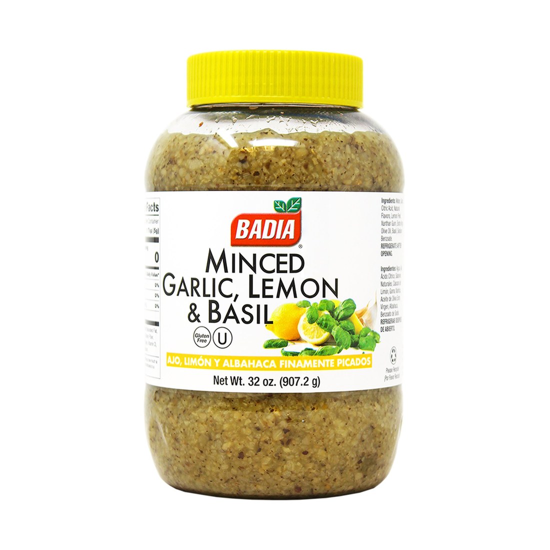 Minced Garlic Lemon & Basil 32 Oz
