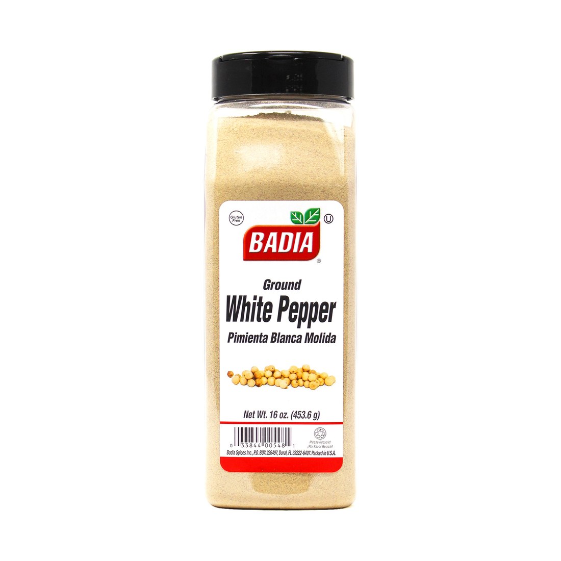 Pepper Ground White 16 Oz