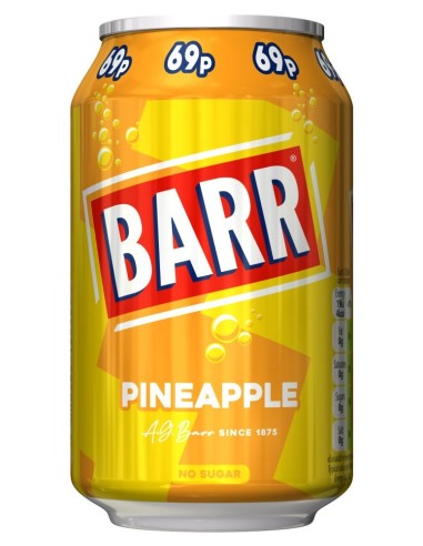 Barr Pineapple 69p 330ml
