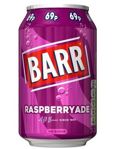 Barr Raspberryade 69p 330ml
