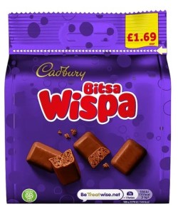 Cadbury Bitsa Wispa 85g