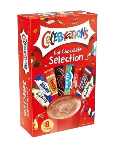 Celebrations Hot Chocolate Sticks 8Pk 200g