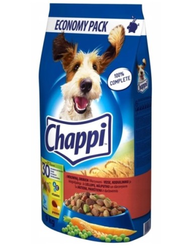 Chappi Dry Poultry Beef 9kg