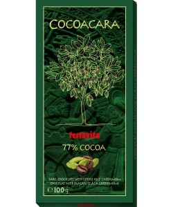 Cocoacara 77% Cocoa Coffee and Cardamom 100g