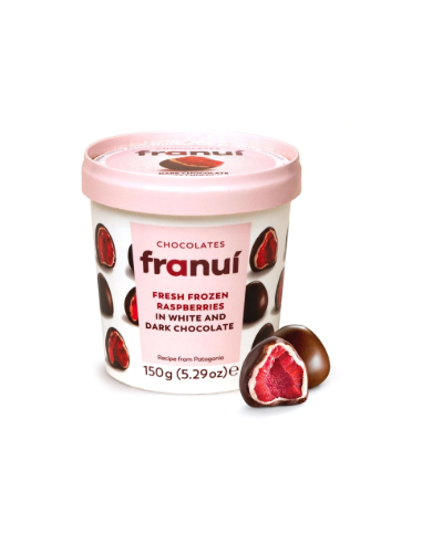 Franui Frozen Raspberries in Dark Chocolate 150g