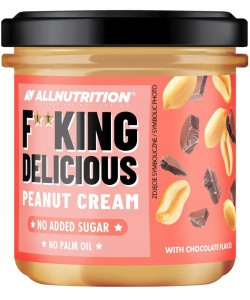 AllNutrition Fitking Delicious Peanut Cream With Chocolate Flakes 350g