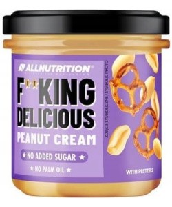 AllNutrition Fitking Delicious Peanut Cream With Pretzels 350g