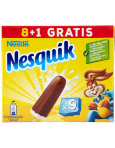 Nesquik Ice Cream Sticks 9Pk 387ml