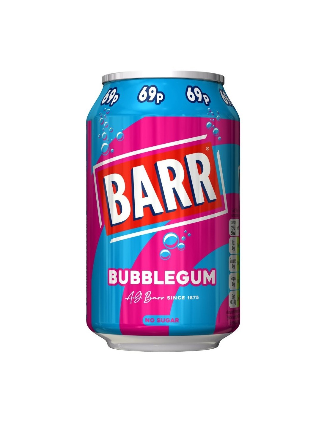 Barr Bubblegum PM 69p 330ml