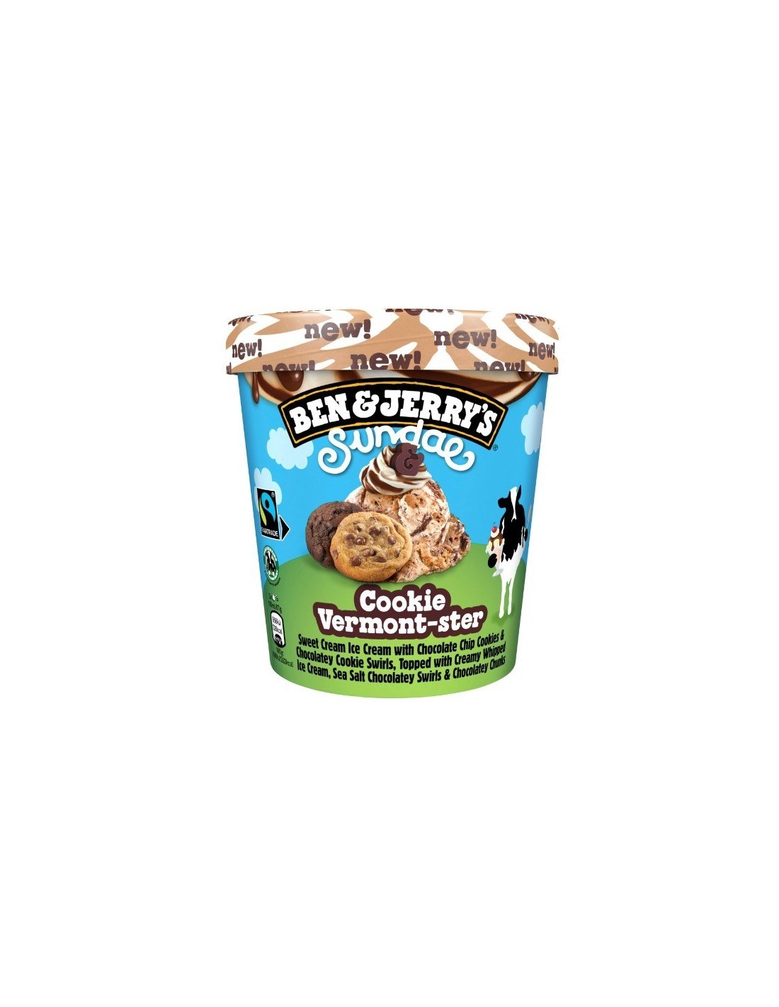 Ben & Jerry's Sundae Cookie Vermons 427ml