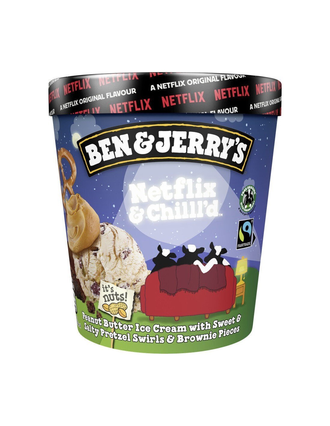 Ben & Jerry's Netflix & Chilll'd 465ml
