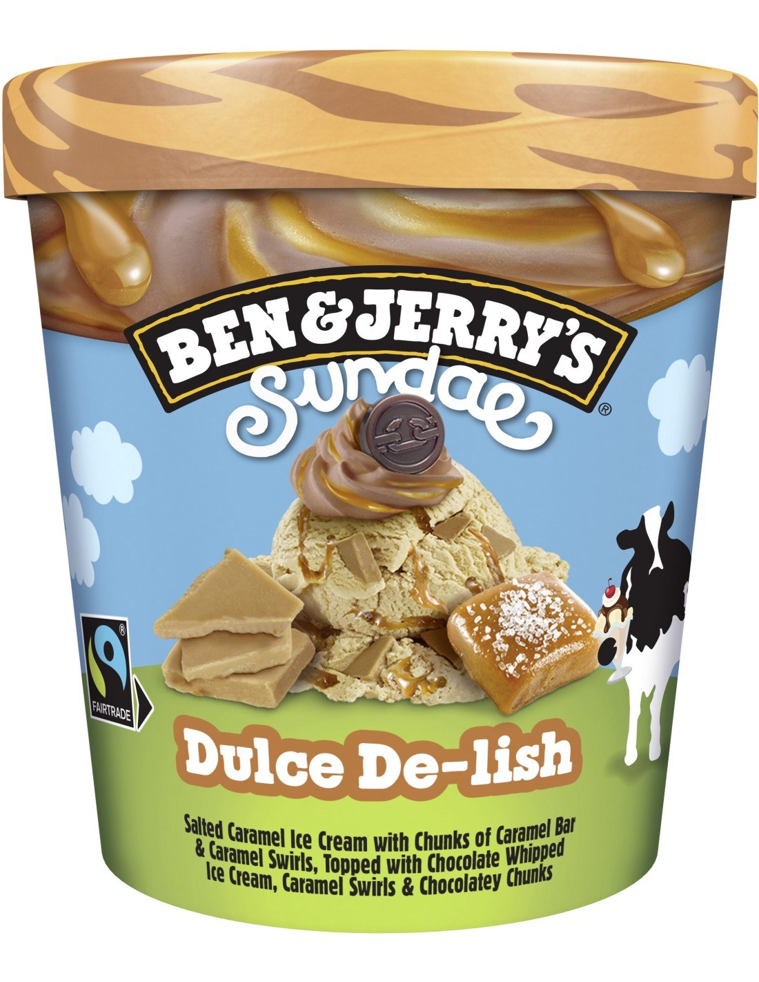 Ben & Jerry's Sundae Dulce De-lish 427ml