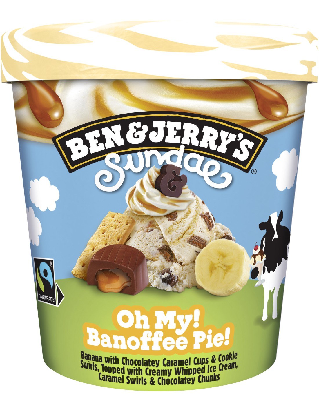 Ben & Jerry's Sundae Banoffee Pie 427ml