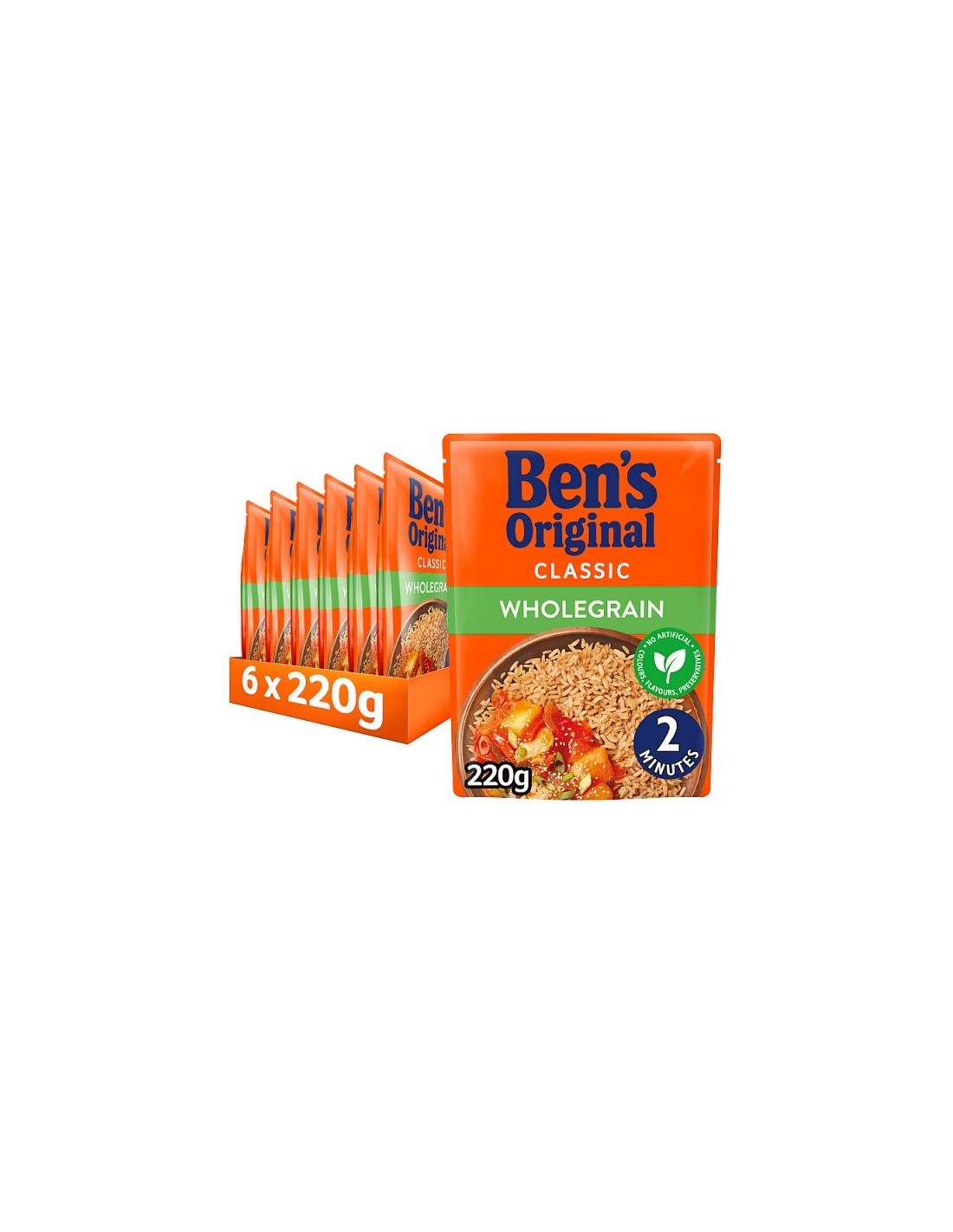 Ben's Original Rice Ready To Heat Long Grain Rice 220g