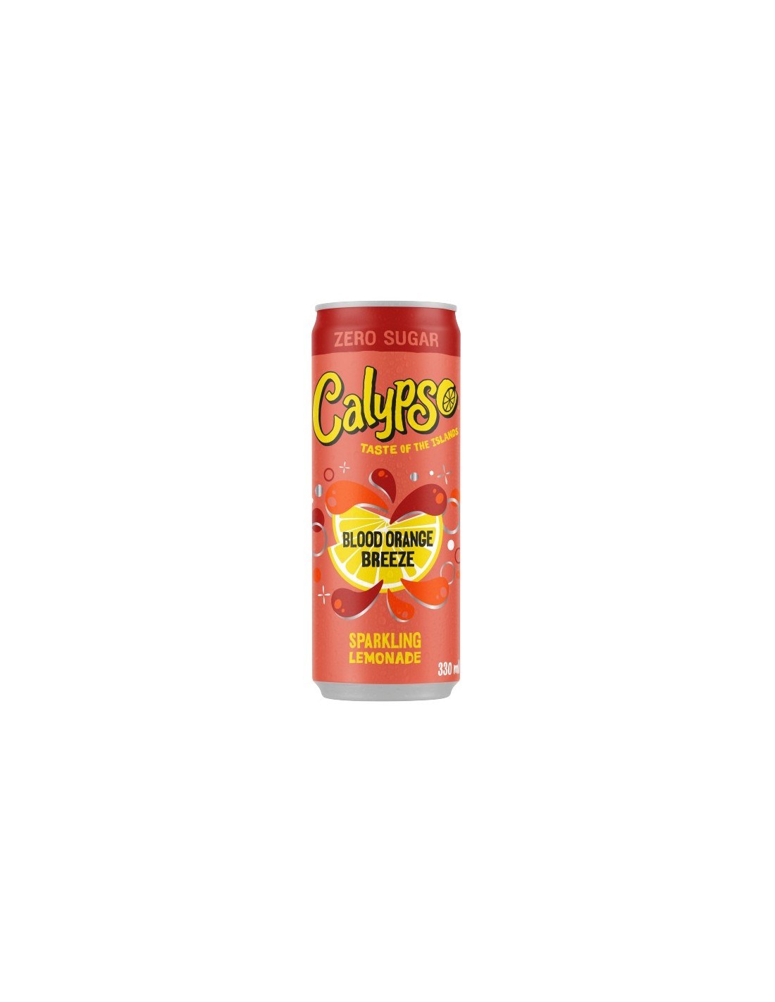 Calypso Blood Orange Breeze Sparkling Lemonade Zero Sugar 330ml