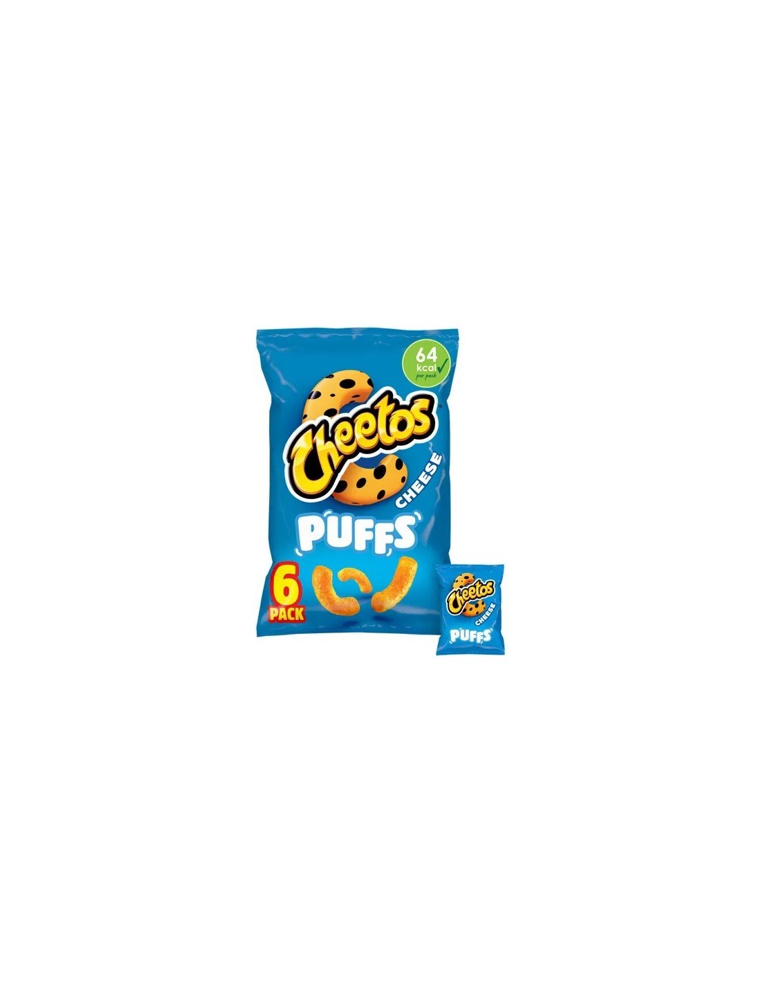 Cheetos Puffs Cheese Multipack Snacks Crisps 6Pk 78g