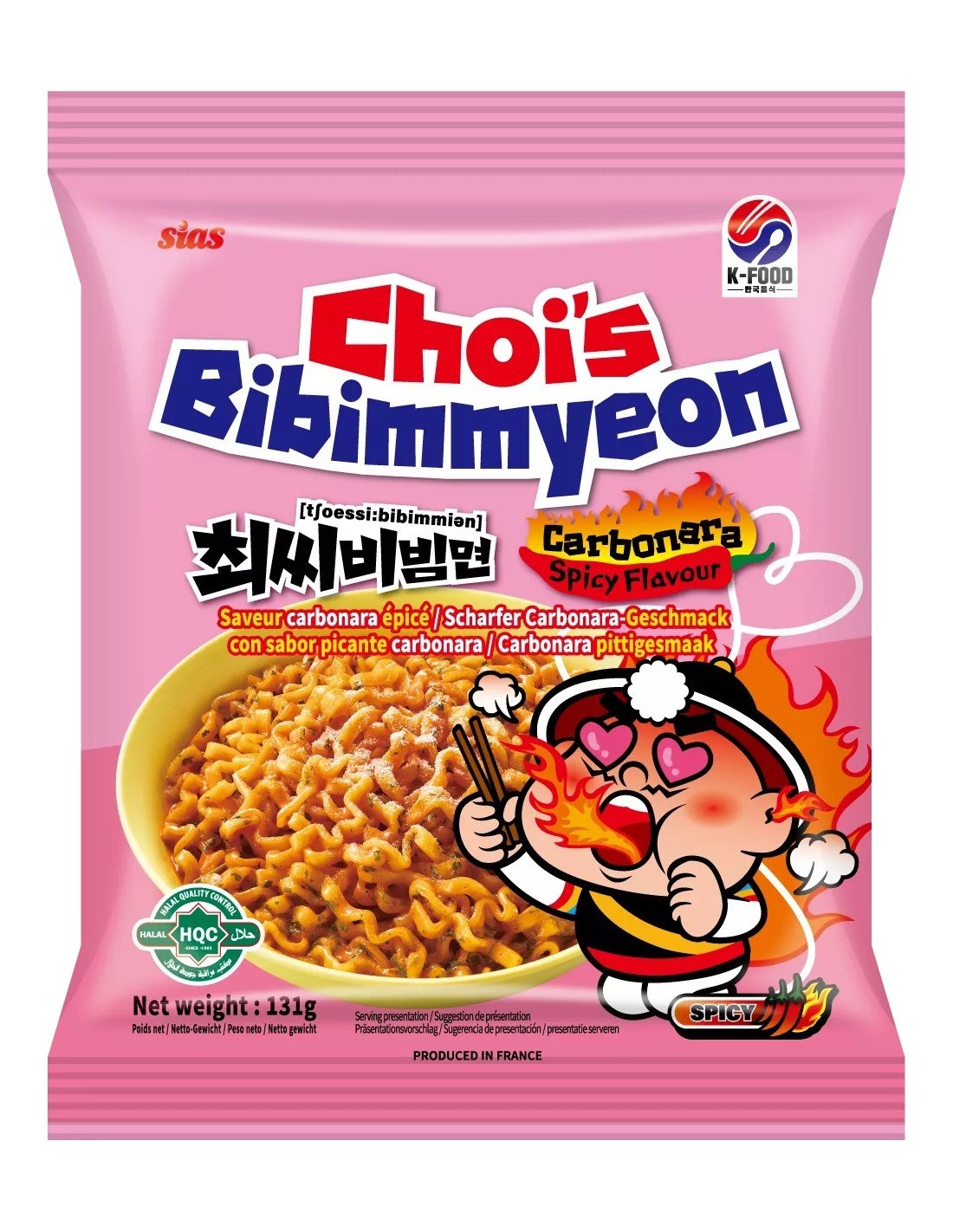 Choi's Bibimmyeon Instant Noodle Carbonara 131g