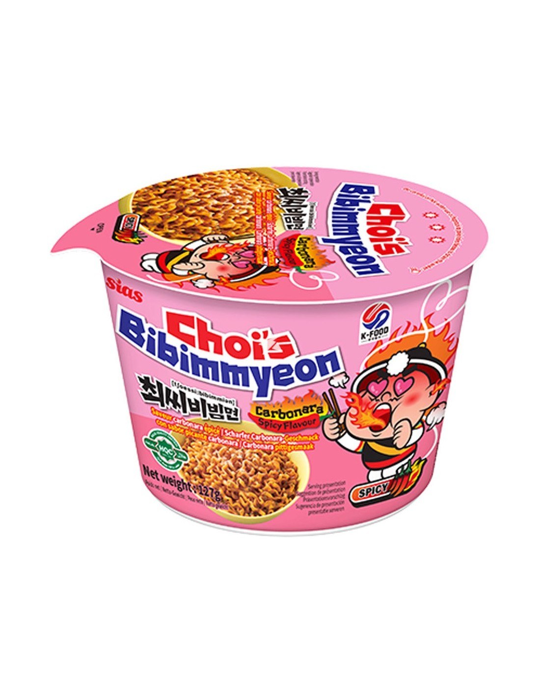 Choi's Bibimmyeon Noodle Carbonara Bowl 127g