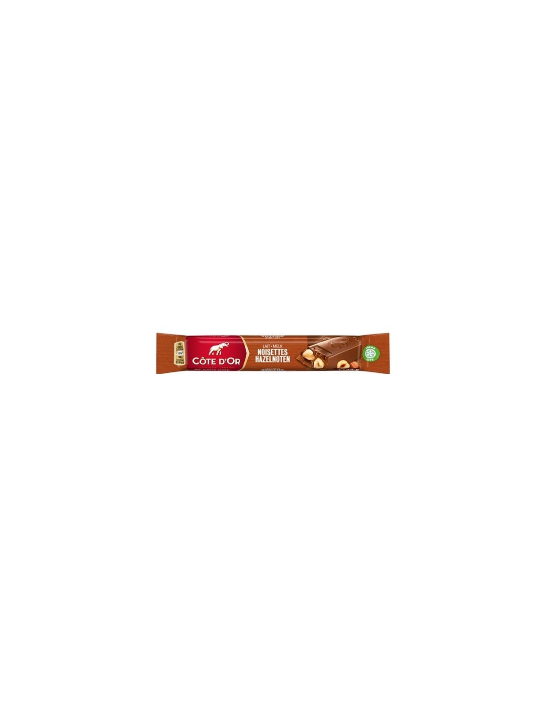 Côte d'Or Bar Milk Whole Nuts 45g