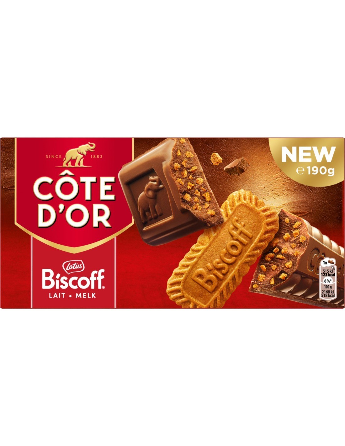 Côte d’Or Biscoff Chocolate Milk 190g
