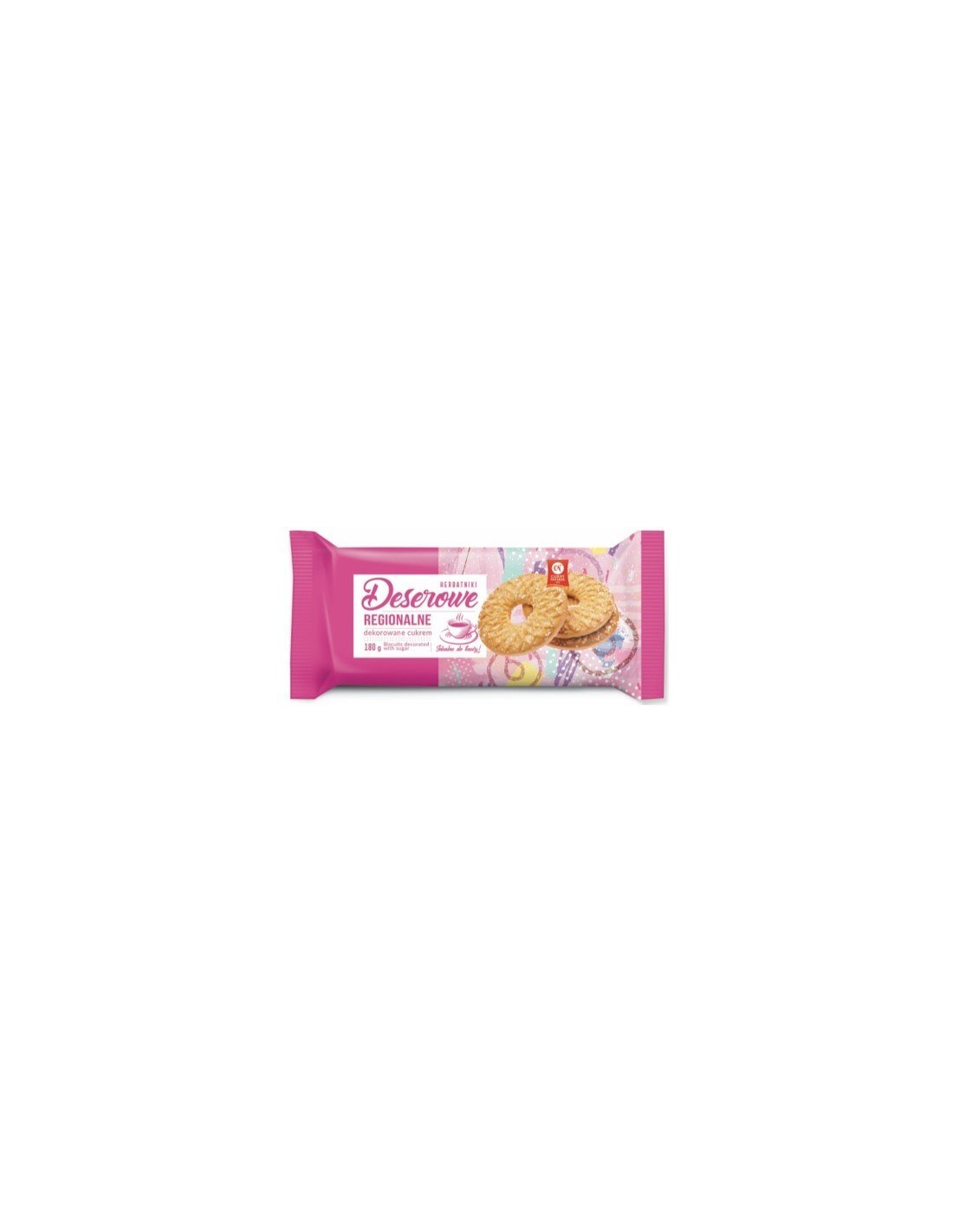 Regional "Desserowe" Biscuits Decorated with Sugar 180g