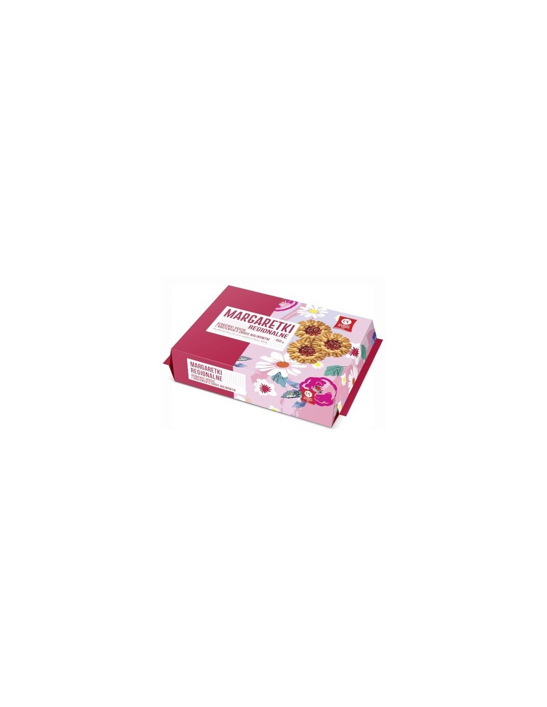 Margaretki Biscuits with Raspberry Flavour Filling 450g