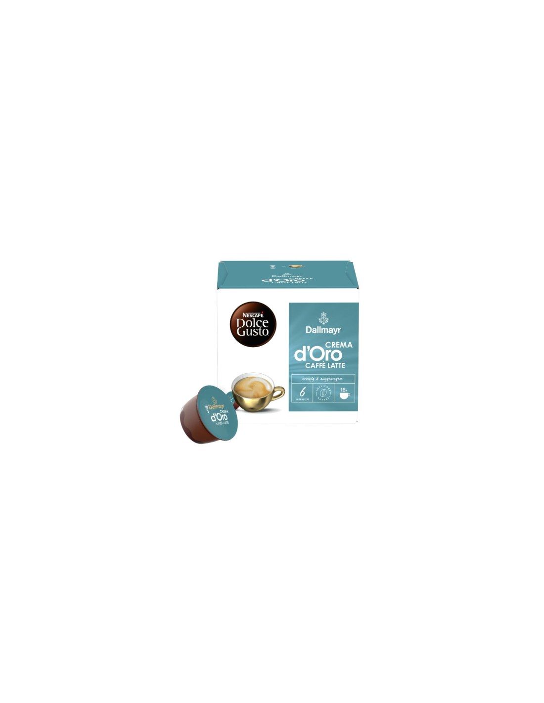 Nescafé Dolce Gusto Dallmayr Crema d'Oro Caffè Latte 160g