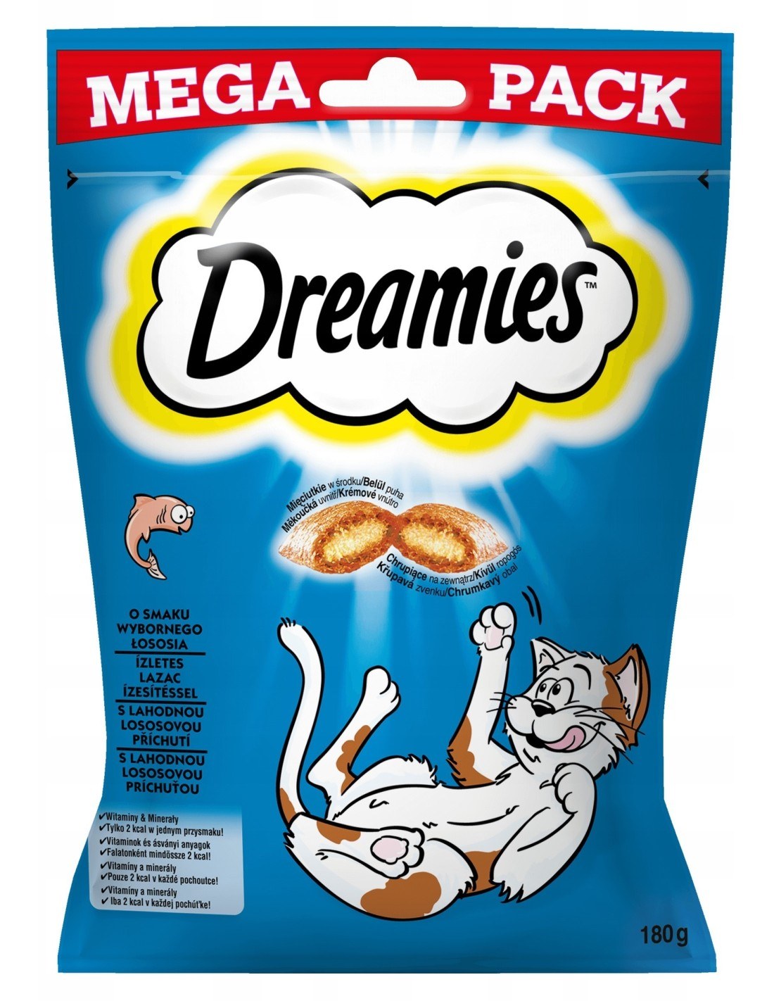 Dreamies Salmon 4PK 180g