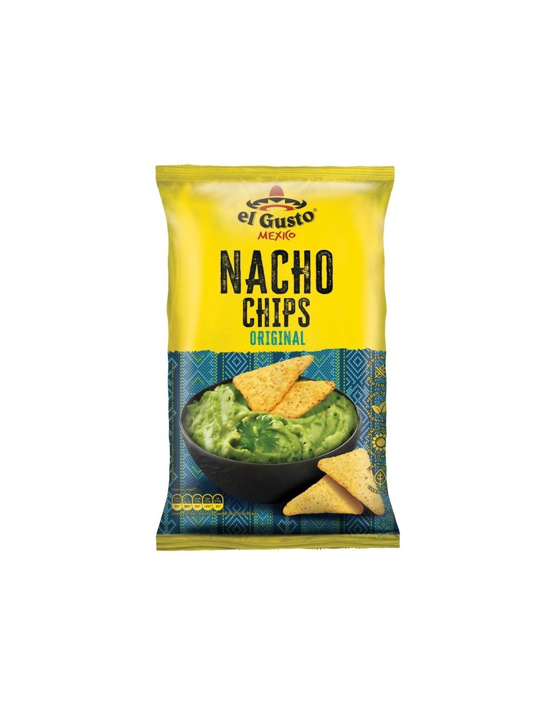 El Gusto Mexico Nacho Chips Original 180g
