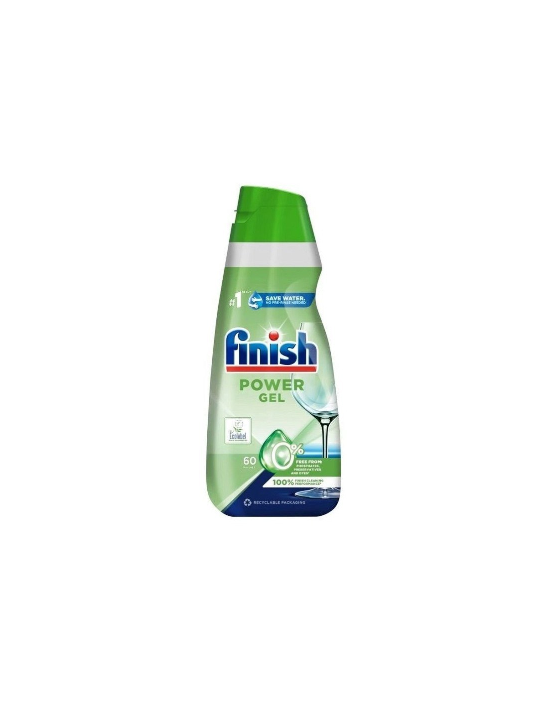 Finish 0% Dishwasher Gel 900ml