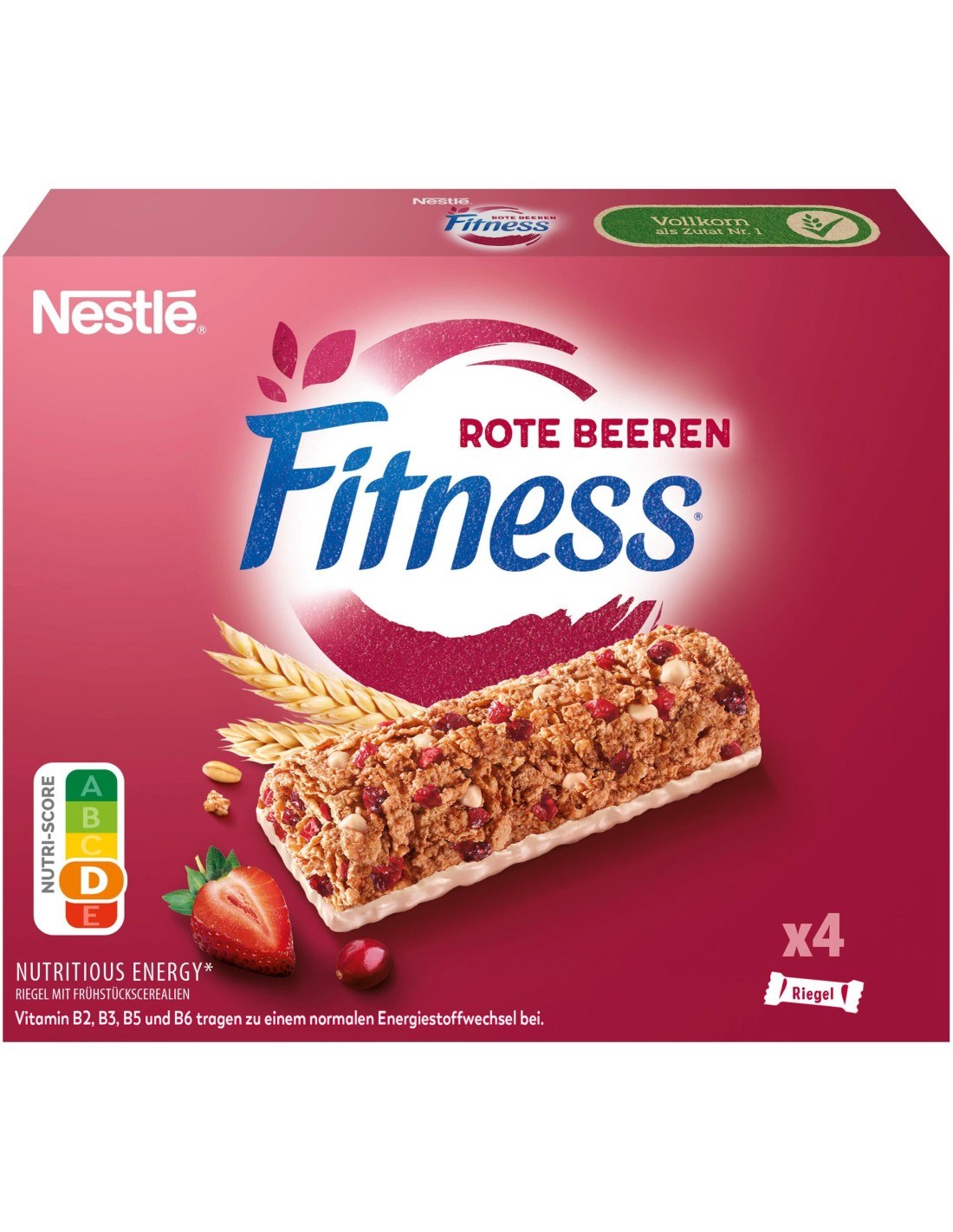 Nestlé Fitness Red Berry Bars 4Pk 94g