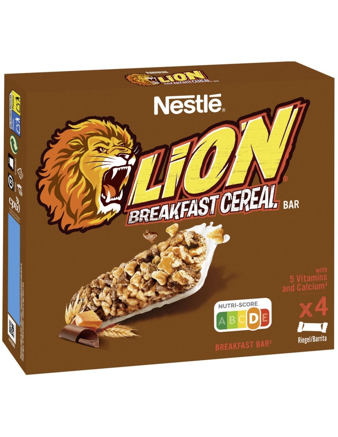 Nestlé Lion Bars 4Pk 100g