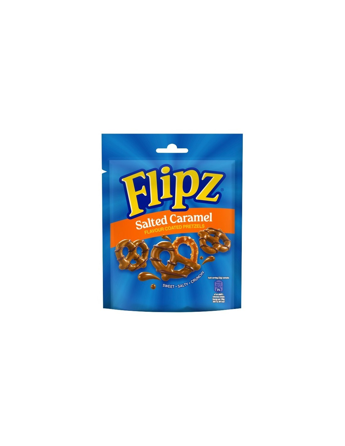 Flipz Pretzels Salted Caramel Flavour Snacks 90g