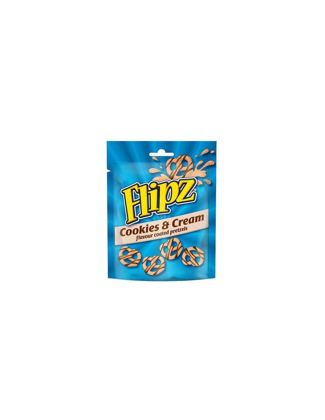 Flipz Pretzels Cookies & Cream Flavour Snacks 90g