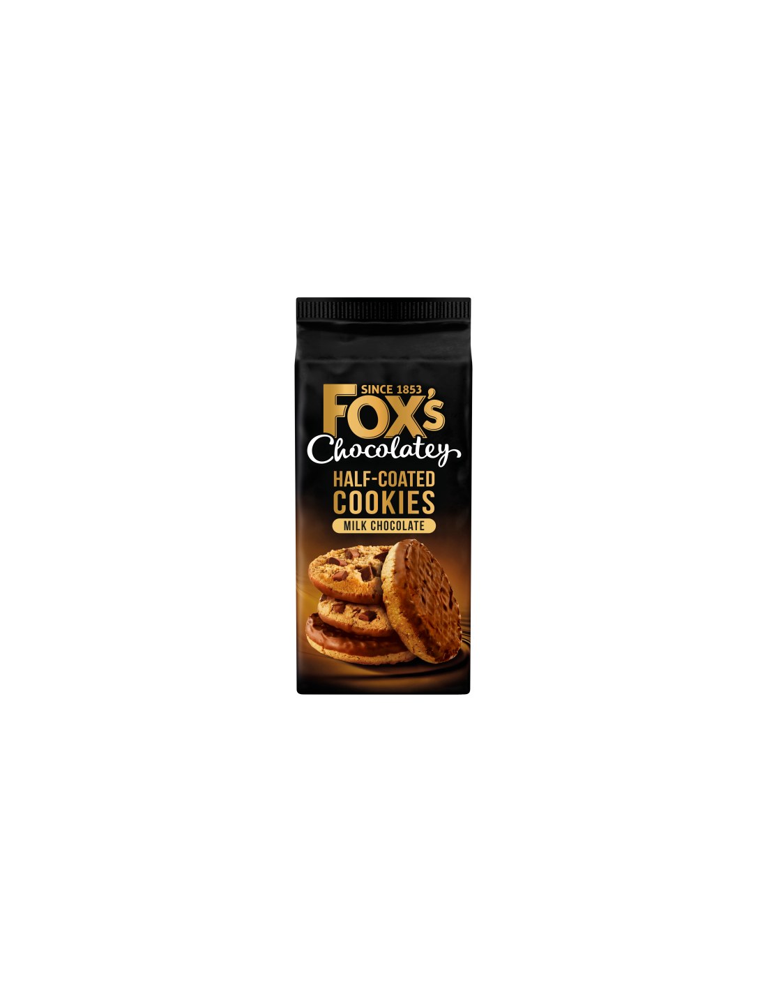 Fox's Fabulous Half-Coated Milk Chocolate Cookies 175g