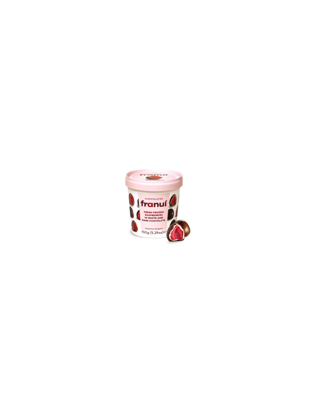 Franui Frozen Raspberries in Dark Chocolate 150g