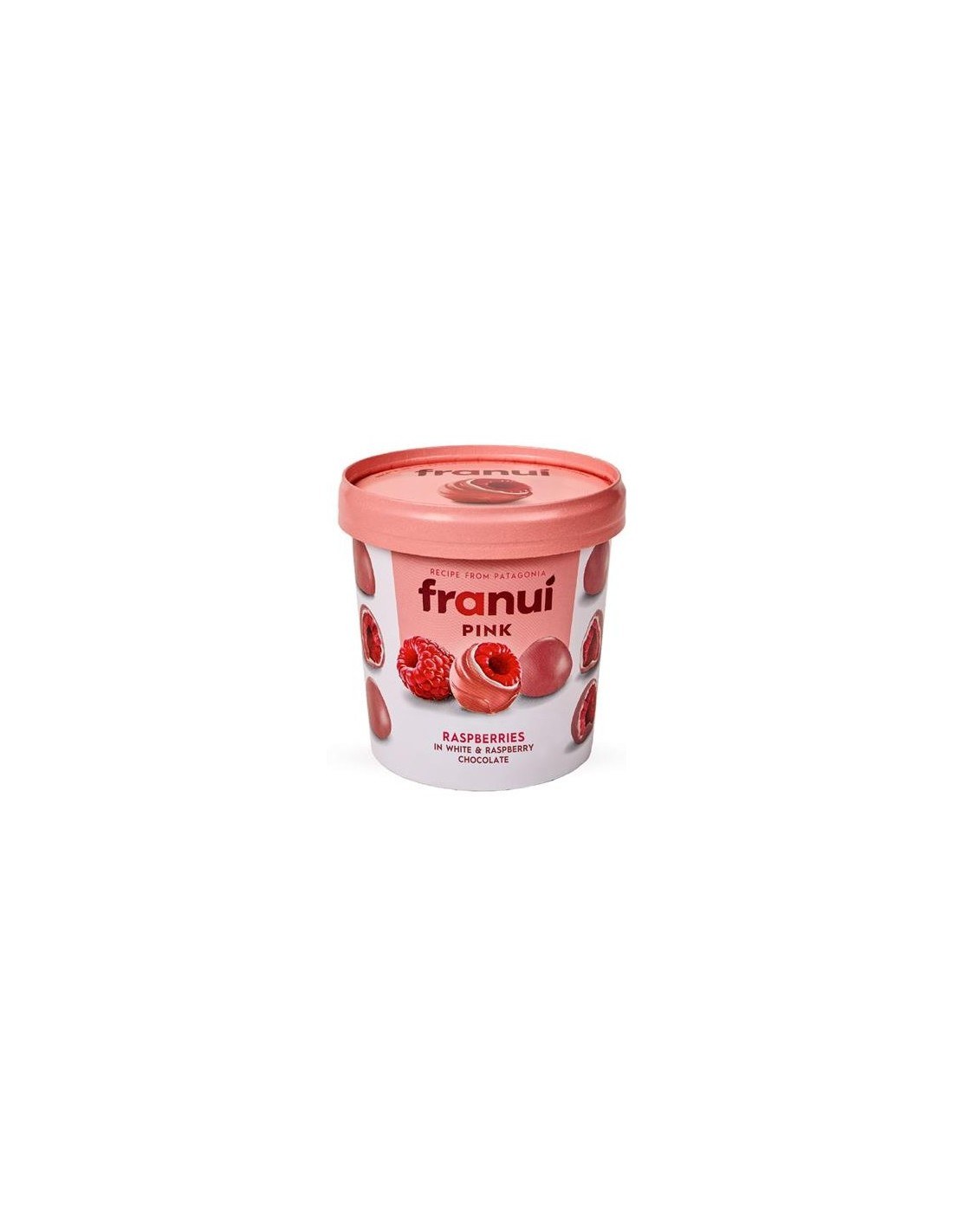 Franui Frozen Raspberries in White & Pink Chocolate 150g