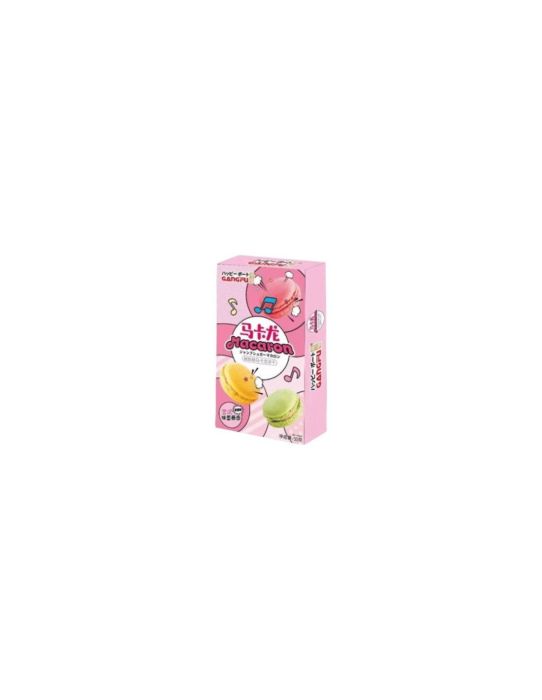 Gangfu Popping Candy Macarons Strawberry 50g