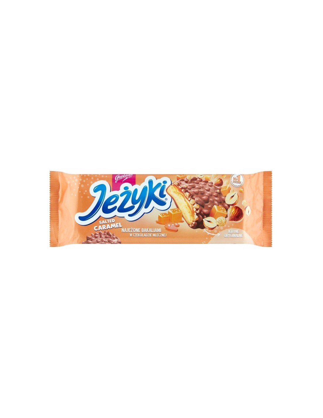 Goplana Jeżyki Nut & Salted Caramel 140g
