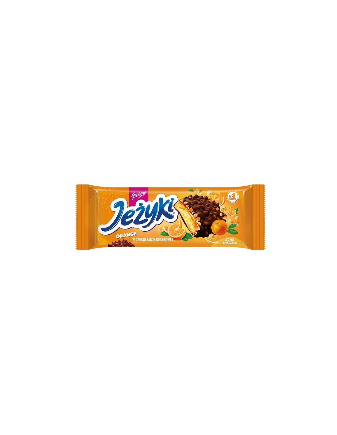 Goplana Jeżyki Orange in Dark Chocolate 140g