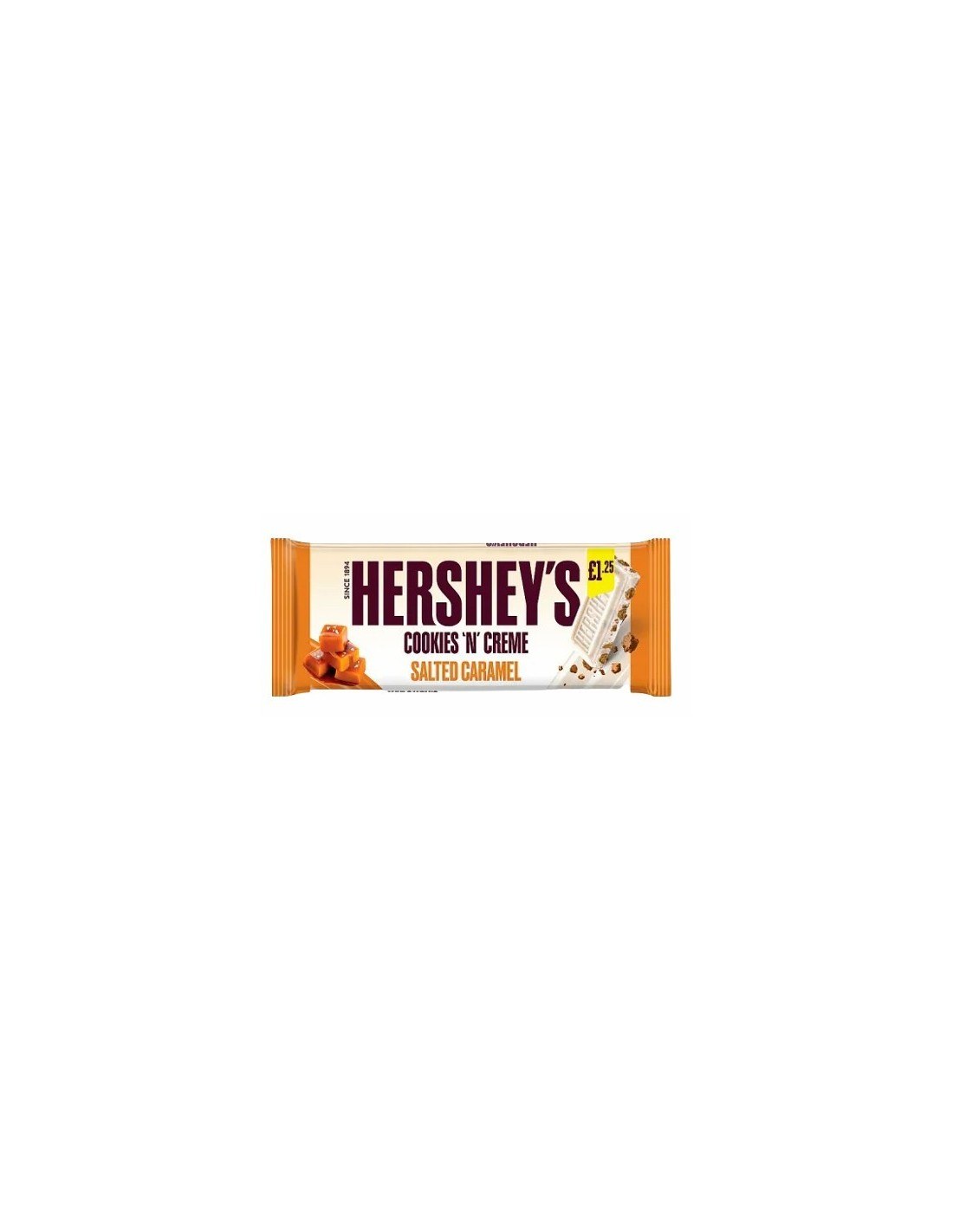 Hershey's Cookies 'n' Creme Salted Caramel Pmp £1.25 90g