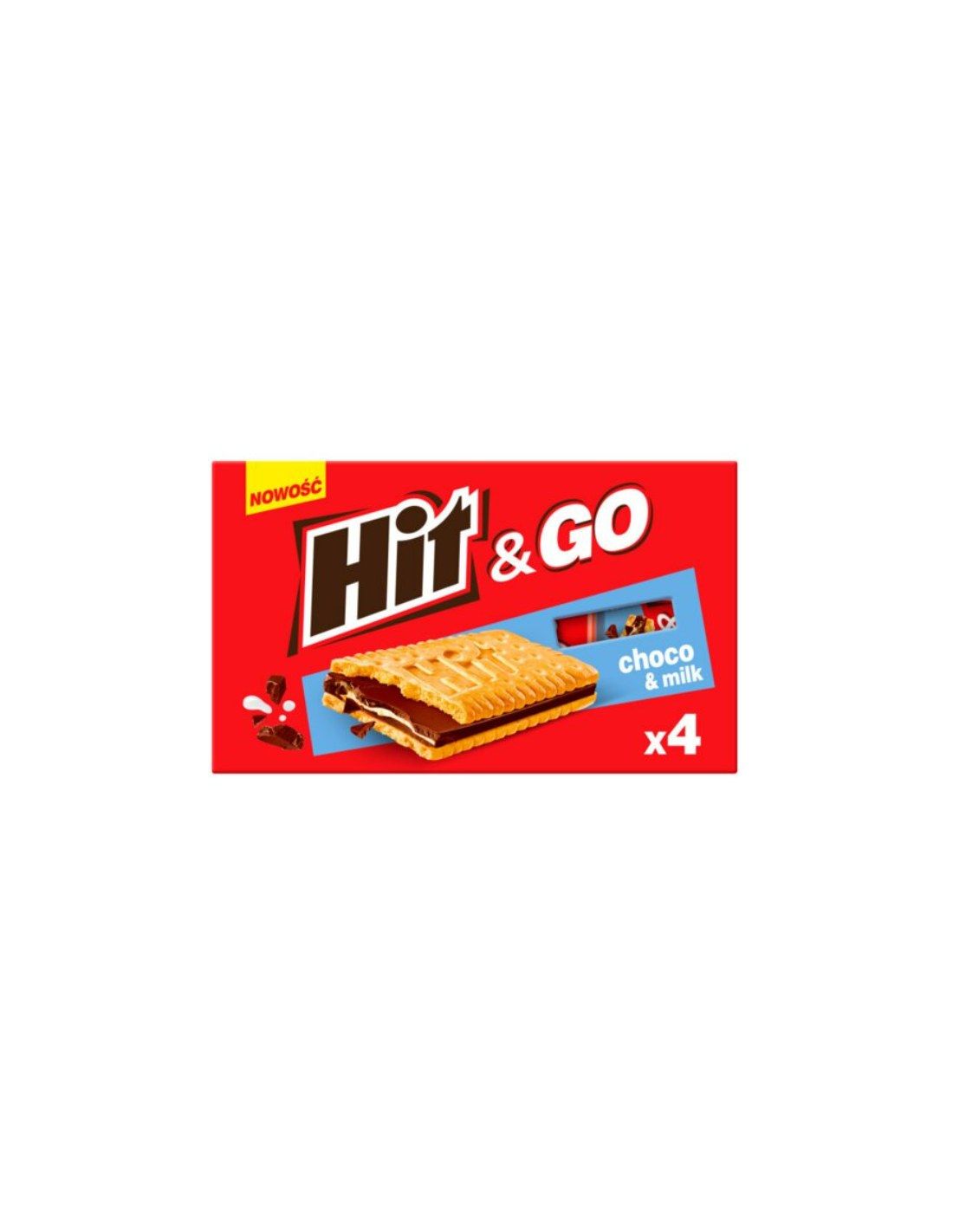 Hit & Go Choco Milk 4Pk 108g