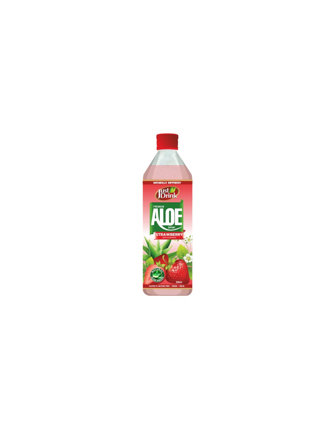 Just Drink Strawberry Aloe Drink 1.5L