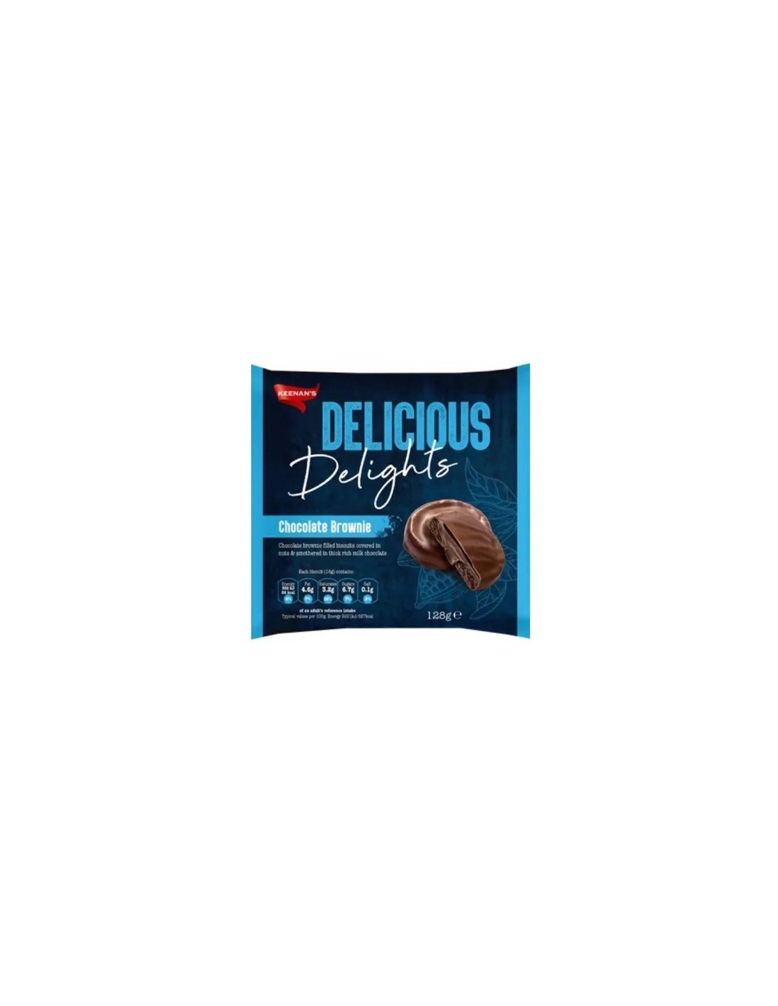 Keenans Delicious Delights Choc Brownie 128g