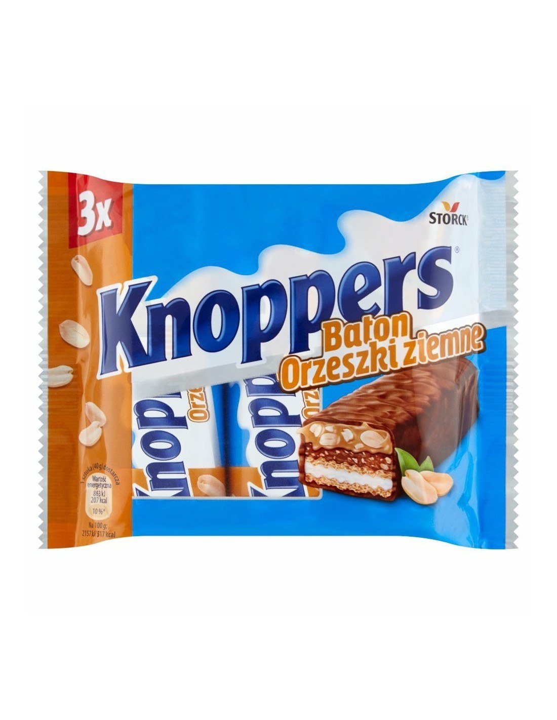 Knoppers Peanut 3Pk 120g