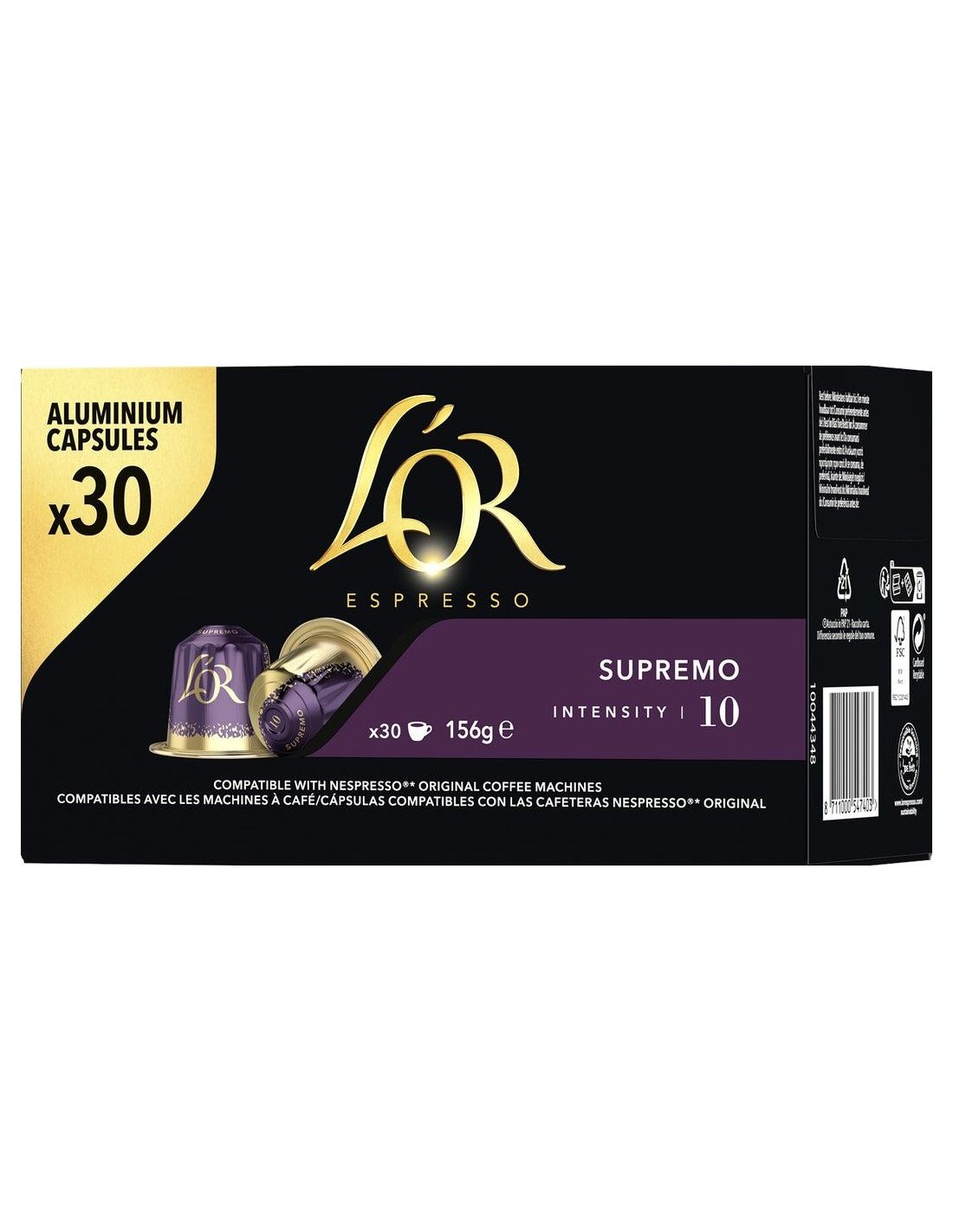 L'OR NCC Capsules Supremo 30pcs 156g