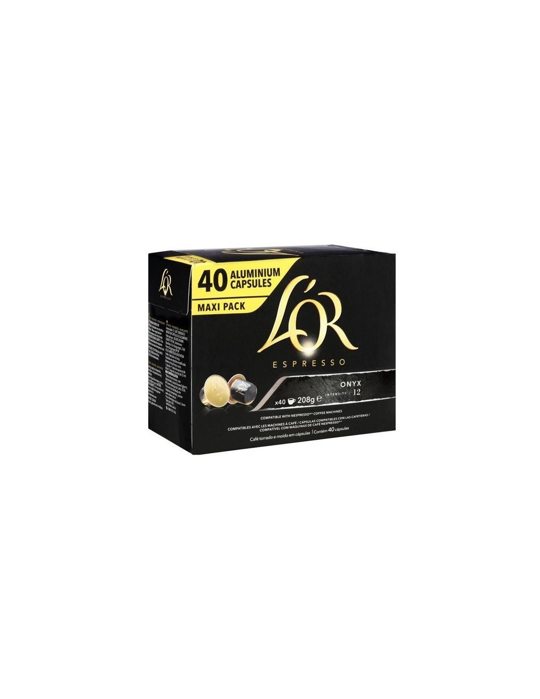 L'OR NCC Capsules Onyx 40pcs
