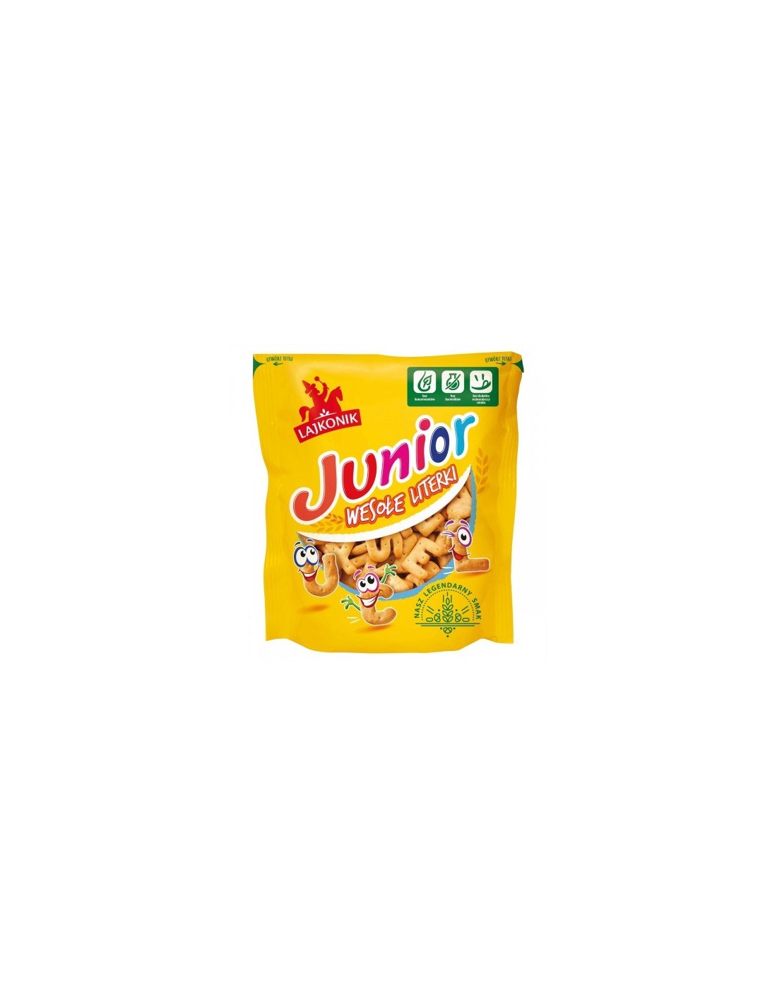 Lajkonik Crackers Junior Happy Letters 120g